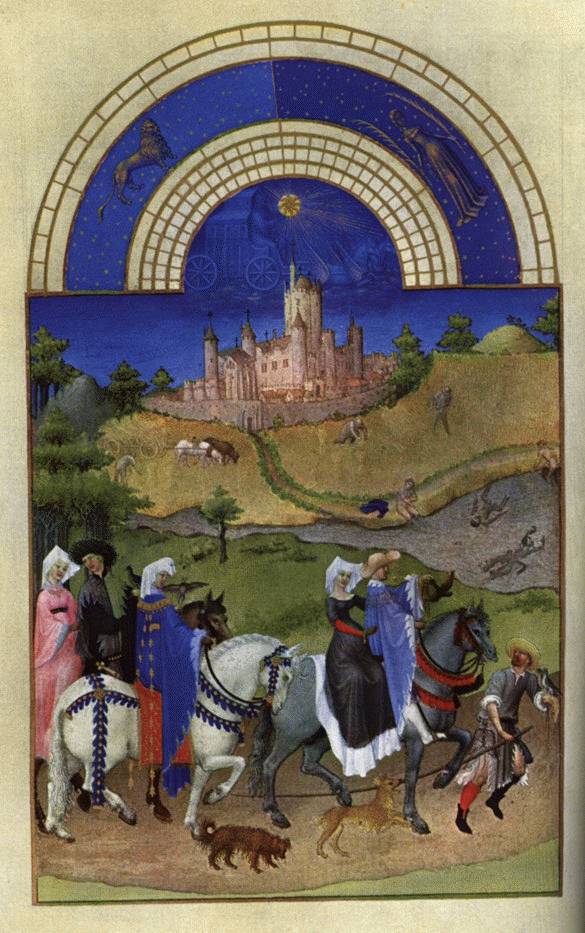 Les trs riches heures du Duc de Berry: Aout (August) sg